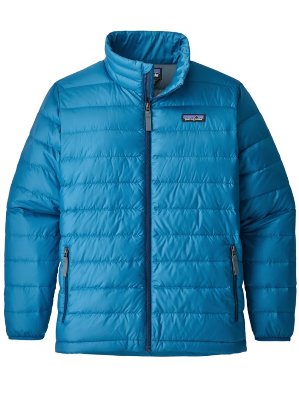 Patagonia Kids - Size L (12) Balkan Blue Puffer Jacket